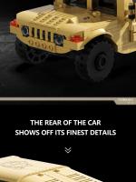 Bloques De Construcción Militar H1 510PCS Vehículo Off-road Para Colección Y Juego Educativo Para Niños Regalos De Fiestas Y Vacaciones - details 3