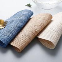 2/4Pcs Tapetes De Mesa Redondos Tejidos De Ramia Antideslizantes Tapetes Para Comedor Placemats Ecológicos Resistentes Al Calor Para Vajilla Tazas Y Copas Suministros De Cocina - details 13