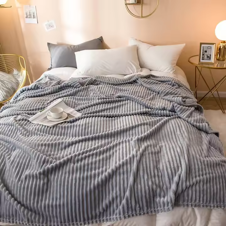 Mantas para Sofa y Cama - Manta Polar Felpa Extra Suave y Cálida para Habitación y Dormitorio - Mantas Transpirables de Microfibra 120cm/150cm/200cm - 1