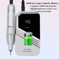 TFSCLOIN Máquina De Uñas Recargable Profesional 45000RPM Polísmica Para Manicura Herramientas Para Uñas De Acrílico Y Gel - details 6