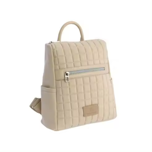 Don Algodon Mochila Urbana - Colección Provenza - Modelo RV78320-04 Beige - Bolsillos Exteriores - Medidas 29x31x14 Cm - Moda Urbana - Nueva Colección Primavera/Verano 2025 - - 1
