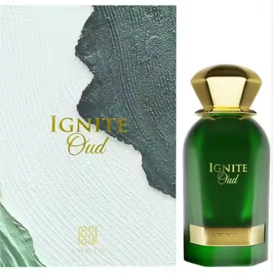 Perfume Árabe 100% Original Ignite Oud de Ahmed Al Maghribi: Exclusividad Unisex con el Arte del Oud Tradicional en Cada Gota - 1
