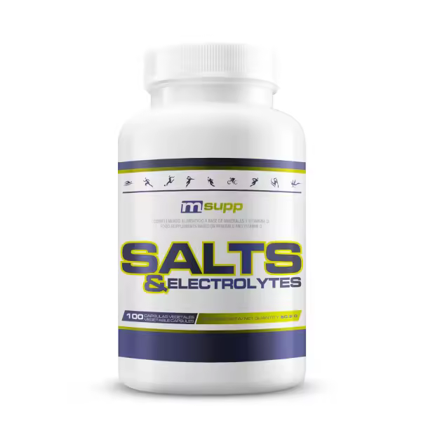 Salts & Electrolytes (Sales y Electrolitos) - 100 Cápsulas Vegetales MM Supplements - 1