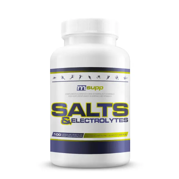 Salts & Electrolytes (Sales y Electrolitos) - 100 Cápsulas Vegetales MM Supplements - 1