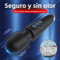 Vibrador Potente Para Mujer G-Spot Estimulador De Clítoris Dildo AV Massajeador De Vagina Juguetes Sexuales Para Adultos 18+ Control Manual USB Silicone - details 4