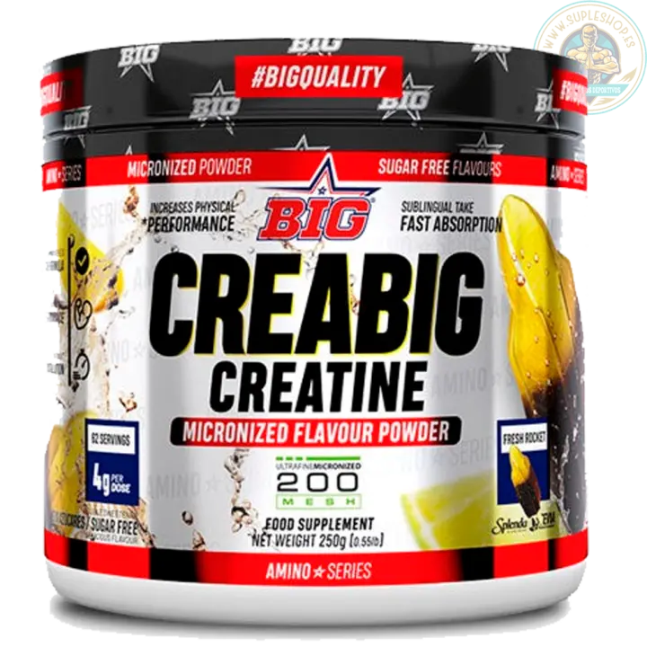 BIG - Creatina de Bigquality - CREABIG 200mesh FRESH ROCKET - 250gr - 1