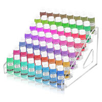 Caja De Almacenamiento De Pintura Transparente Mini Con 7 Capas Soporte De Pintura Para Artesanía Y Acuarela - details 3