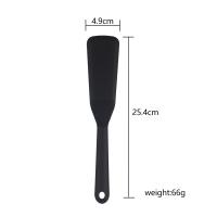 Cuchara De Silicona Para Cocina 1PC Espátula Delgada De Goma Para Sartén No Adherente Para Hacer Huevos Tortillas Crepes Y Brownies - details 3