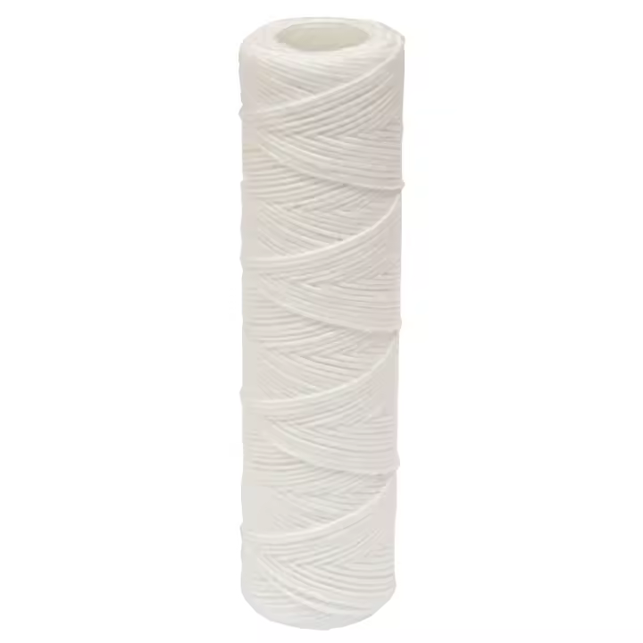 Filtro de hilo purificador de partículas agua. Recambio hilo bobinado 10"  25cm | Suministros Castro - 1
