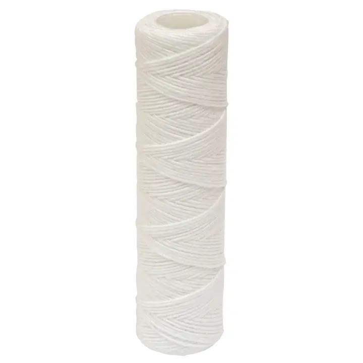 Filtro de hilo purificador de partículas agua. Recambio hilo bobinado 10"  25cm | Suministros Castro - 1