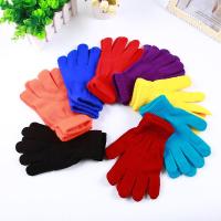 Guantes Color sólido Multiusos Acrílico Unisex Dedo completo Manoplas cálidas para el invierno - details 0