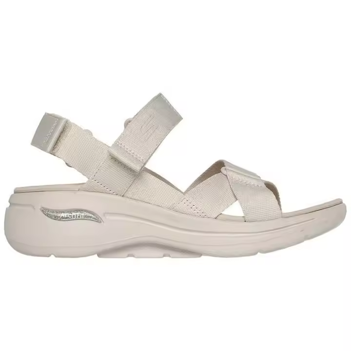 Calzado marca Skechers modelo 140808-Nat para mujer en color beig - 1