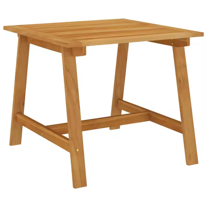 Mesa de Jardín Madera de Acacia 88x88x74 cm - 1