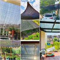 Malla de sombra para invernadero con ojales, 2 x 4 m, protección solar para jardín y pérgola. - details 0