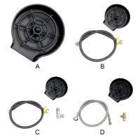RinsevacióndelvitrineAutomaticaFregadero De CocinaAccesorios Para Lavado De Tazas Y VajillaPlástico NegroTamaño 13x8.5cm - details 6