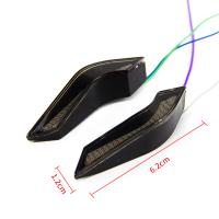Espejos Retrovisores De Motocicleta Con Señales LED Flasheantes Luz De Giradiscos Indicador Mini LED Para Motocicleta Universal IP66 Impermeable - details 2