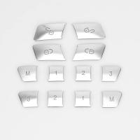 Juego De Cubiertas Para Botón De Memoria De Asiento Y Cerradura De Puerta Interior Para Mercedes Benz C E Class W204 W212 Accesorios De Decoración Del Coche Material ABS - details 4