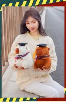 Muñeco De Peluche Capybara Con Disfraz De Graduado Regalo Commemorative Para Estudiantes Con Sombrero Doctoral Juguete De Algodón PP - details 4