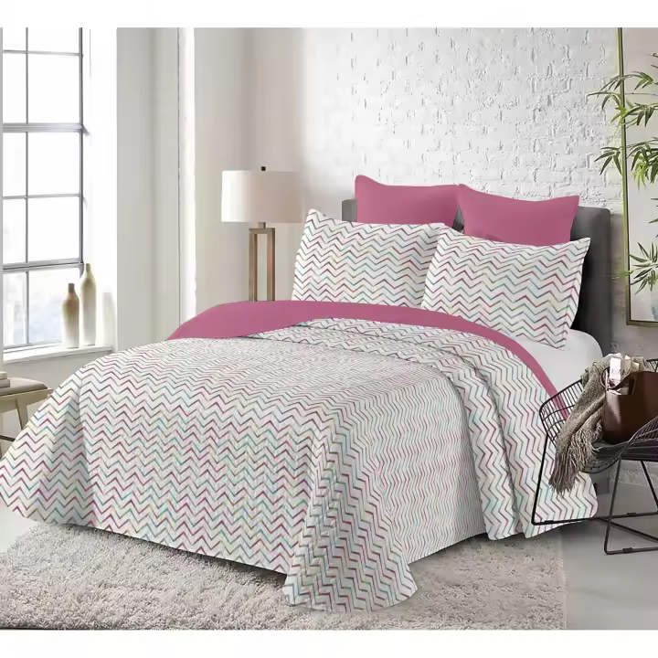 Colcha boutí + 2 fundas de almohada , Estampada para Primavera, Verano, otoño e Invierno. 100% Microfibra 90cmX105cmX135cmx150xcm - 1