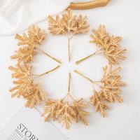 6Pcs Ramas Artificiales Doradas Para Árbol De Navidad Decoración De Casa Y Bodas Adorno De Pared Accesorio De Artesanía Y Scrapbook - details 8