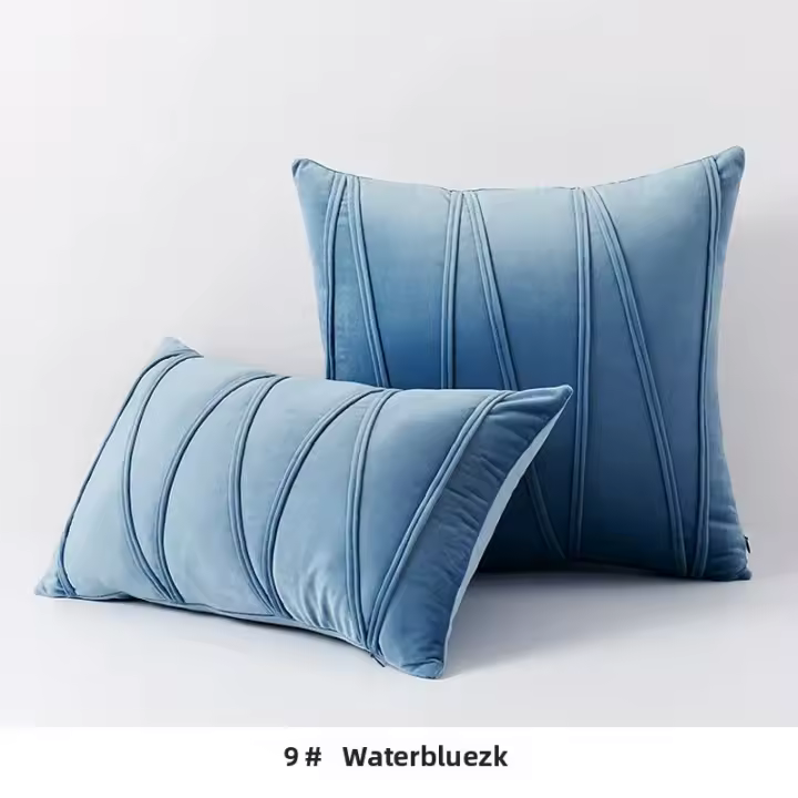 Funda De Cojín Decorativa De Seda Suave Para Sofa Various Colores 30x50 45x45cm 50x50cm Para Sala De Estar Adultos Lavable - 1