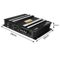 AMPLIFICADOR DE POTENCIA de Audio estéreo para coche, C-236 de 3800W, 2 canales, aleación de aluminio negro, alta potencia, Subwoofer - details 3