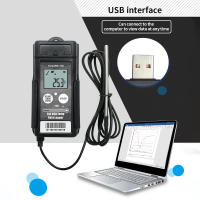 Logger De Temperatura Bluetooth TempU06 Reutilizable Rango De -200℃ Grabador De Datos Con Sensor Externo Para Cadena Fría - details 6