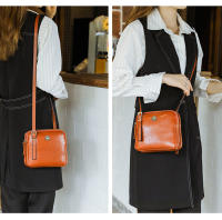 Bolso De Hombro Para Mujer Estilo Vintage 2023 Cuadrado Sencillo Con Compartimento Bolso Cruzado De Diseñador Bolsa Mensajera Feminina Material PU Con Lining De Poliéster - details 10