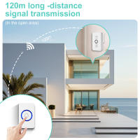 Interruptor De Puerta Inalámbrico Inteligente Con 61 Canciones Y 4 Niveles De Volumen Para Hogar Y Ancianos Con Encendedor Opcional EU/US - details 1