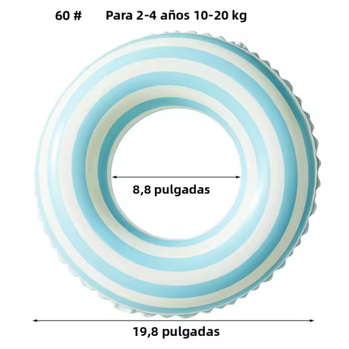Anillo Inflable De Natación Para Bebé Rooxin Asiento De Flotador Para Niños Equipo De Juego En La Playa Y Agua Color Como En La Imagen - 1