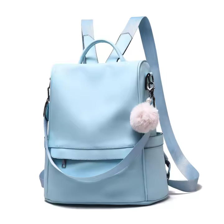 Bolsostoteparamujer Anti-robo Mujer Mochila de Cuero de pu mochila de Bolsa de mano Mochilas Casual Bolsa de viaje Messenger Bag Backpack - 1