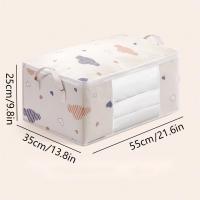 Bolsa De Almacenamiento Grande Con Capacidad Para Ropa Y Edredones a Prueba De Polvo Con Cremallera Y Asas Para Armario - details 4