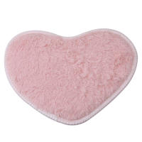 Alfombra De Piso En Forma De Corazón Amor 30x40cm Antideslizante Suave De Microfibra Para Baño Dormitorio Sala De Estar Moderna - details 4