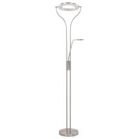 vidaXL Lámpara de pie regulable plateado 18 W 180 cm - details 2