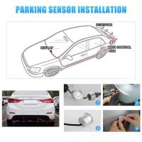 Kit de radar de apartamiento con 4 sensores y Pantalla LED Negra AD-YYFM-4 - details 2