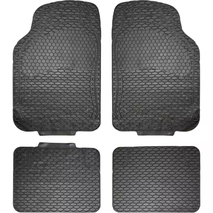 Alfombrillas gruesas para coche, alfombrillas universales para coche, juego de cuatro piezas, alfombrillas antideslizantes para coche, alfombrillas duraderas para coche - 1