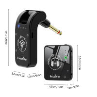 Sistema De Monitor Inalámbrico En Oídos 2.4G Con Transmisor Rotativo De 282° Y Receptor Portátil Con Clip De Collar Latencia Baja Distancia Eficiente De 131 Pies - details 3