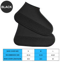 Cubrezapatos De Silicona 2PC Impermeables Reutilizables Anti-deslizantes Para Día Llovido Unisex Accesorios De Clima Para Exterior - details 5