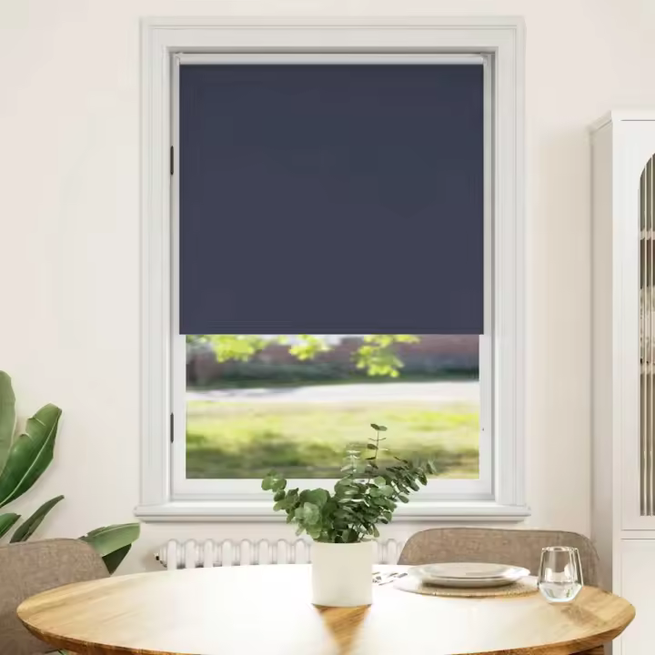 Estor Persiana Enrollable 80 x 175cm en color Beige/Blanco crudo/Café y más | protección solar decorativa para ventanas hogar oficina dormitorio fácil de instalar - 1