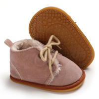 Botitas De Nieve Para Bebé Niño Y Niña Zapatos De Primera Caminata Invierno Algodón Cálido Antideslizante Suela Nuevo Nacido Zapatos Para Cuna - details 6