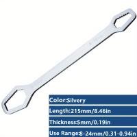 Llave Torx Universal Ajustable 8-22 3-14mm Doble Cabeza Herramienta De Mano Para Reparación De Bicicletas Y Gafas - details 4