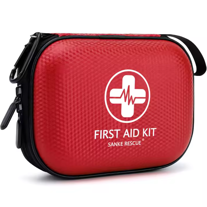 Kit De Primeros Auxilios Mini De 150 Piezas Resistente Al Agua Con Carcasa Dura Para Uso En Casa Coche Viajes Camping Camión Senderismo Deportes Oficina - 1