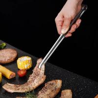Pinzas De Asado De Acero Inoxidable Para Cocinar Y BBQ Antideslizantes Utensilios De Cocina Accesorios Para Fiesta - details 4