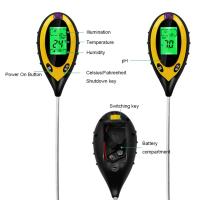 Medidor De pH Profesional De Tierra 4 En 1 Con LCD Para Jardín Y Cuidado De Plantas Medidor De Humedad Y Temperatura Intensidad De Luz Solar - details 6