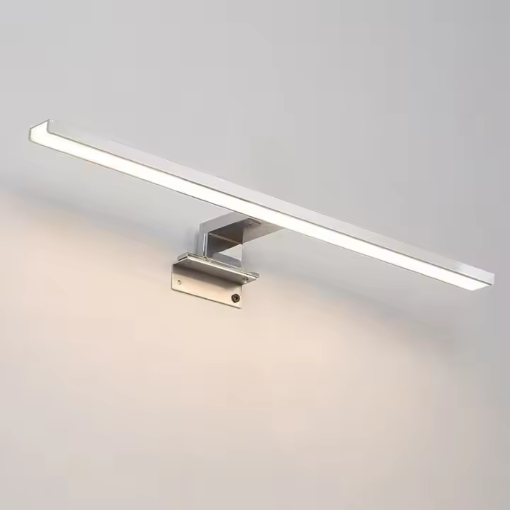 Lámpara LED para espejo de baño de 40cm, 7W, 700 lúmenes, lámpara para espejo de baño de 230 voltios, baño completo de aluminio 3 en 1 - 1