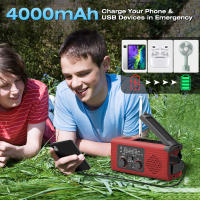 Radio portátil de Banda completa antidesastres emergencia manual multicuonal Radio Solar
Máquina FM - details 3