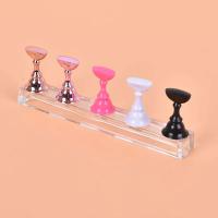 CNKESS 1Set De Tazas De Práctica Para Uñas Falsas Con Soporte De Cristal Y Base De Aleación Herramientas De Manicura Para Arte De Uñas - details 4