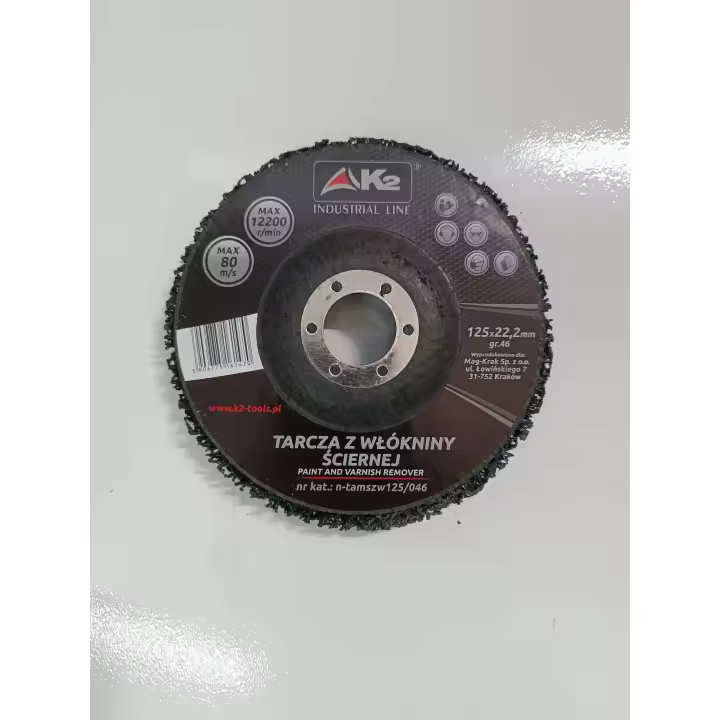 Pack 3 uds. - Disco de Vellón abrasivo para amoladora 125mm - Marca K2 - TAMSZW125/046 - 1