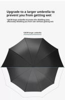 Paraguas Plegable De 125CM Para Hombres Y Mujeres Resistente Al Viento Para Negocios Y Tiempo Soleado/Oscuro Uso Familiar En Viajes - details 4
