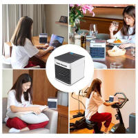 Aire acondicionado portátil | Aire acondicionado evaporativo de 4 velocidades, silencioso y potente | Mini enfriador de aire con enchufe USB | Dormitorio u oficina de bajo consumo energético A+ - details 5